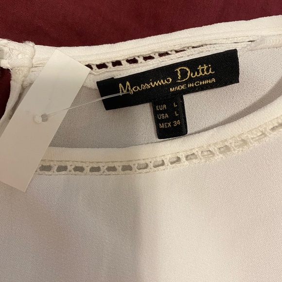 Massimo Dutti White Blouse - Picture 2 of 7